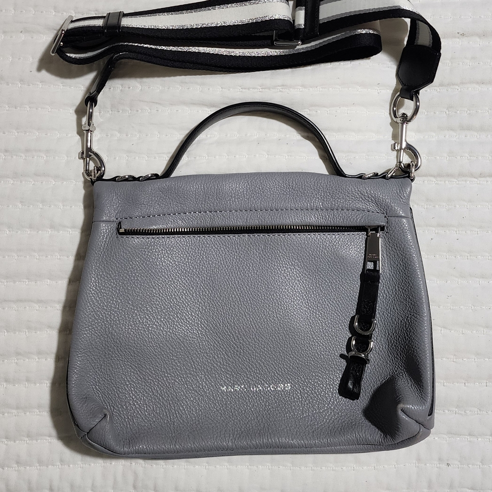 Marc Jacobs Gray Leather Crossbody Bag